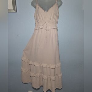 Wallflower Women's High Low Dress in Blush